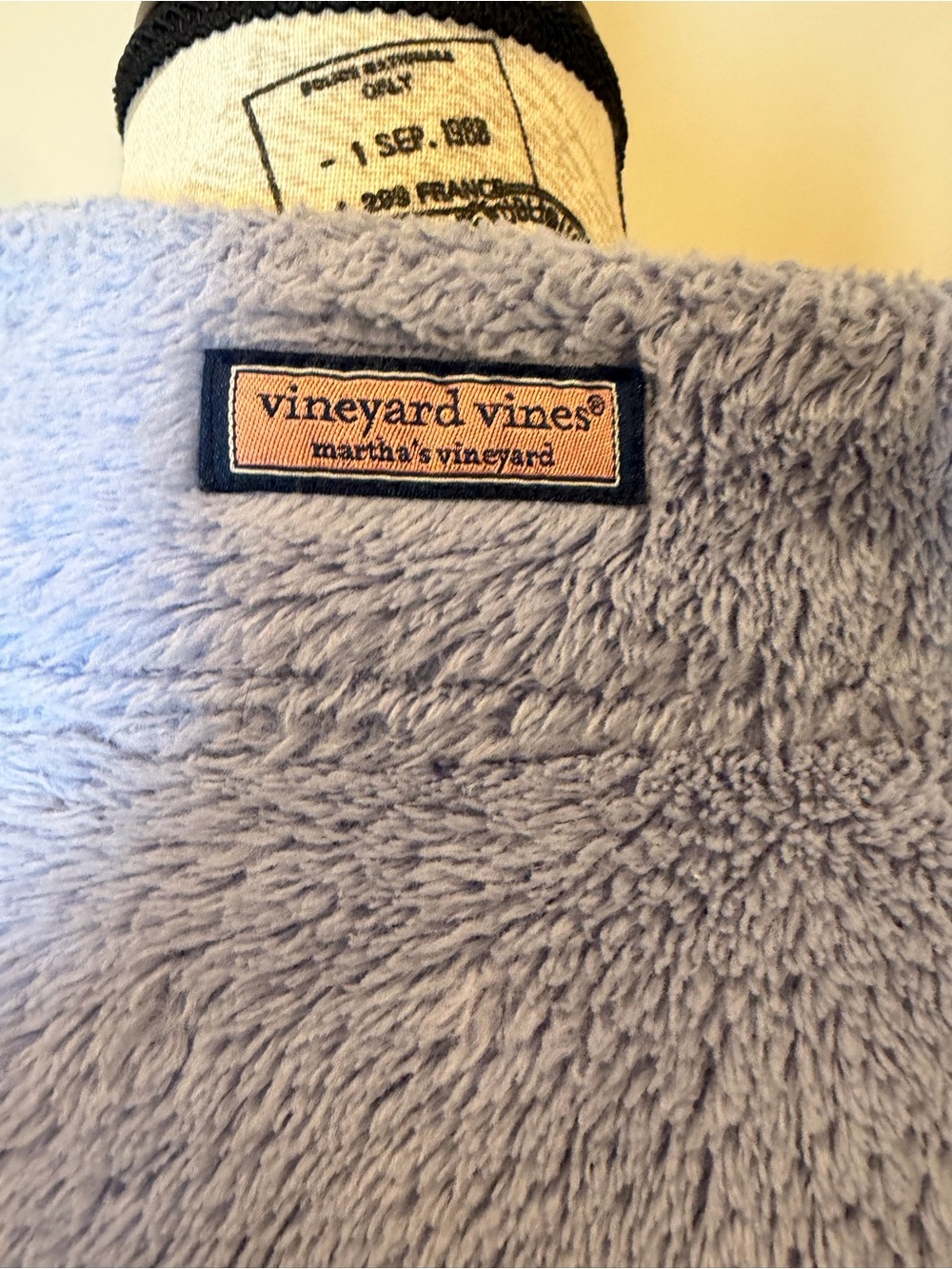 Vineyard Vines Plush Pullover Jacket - Light Lavender - Picture 2 of 5